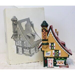 VTG 1994 Dept 56 Heritage Village North Pole Series Elfin Snow Cone Works 5633-2